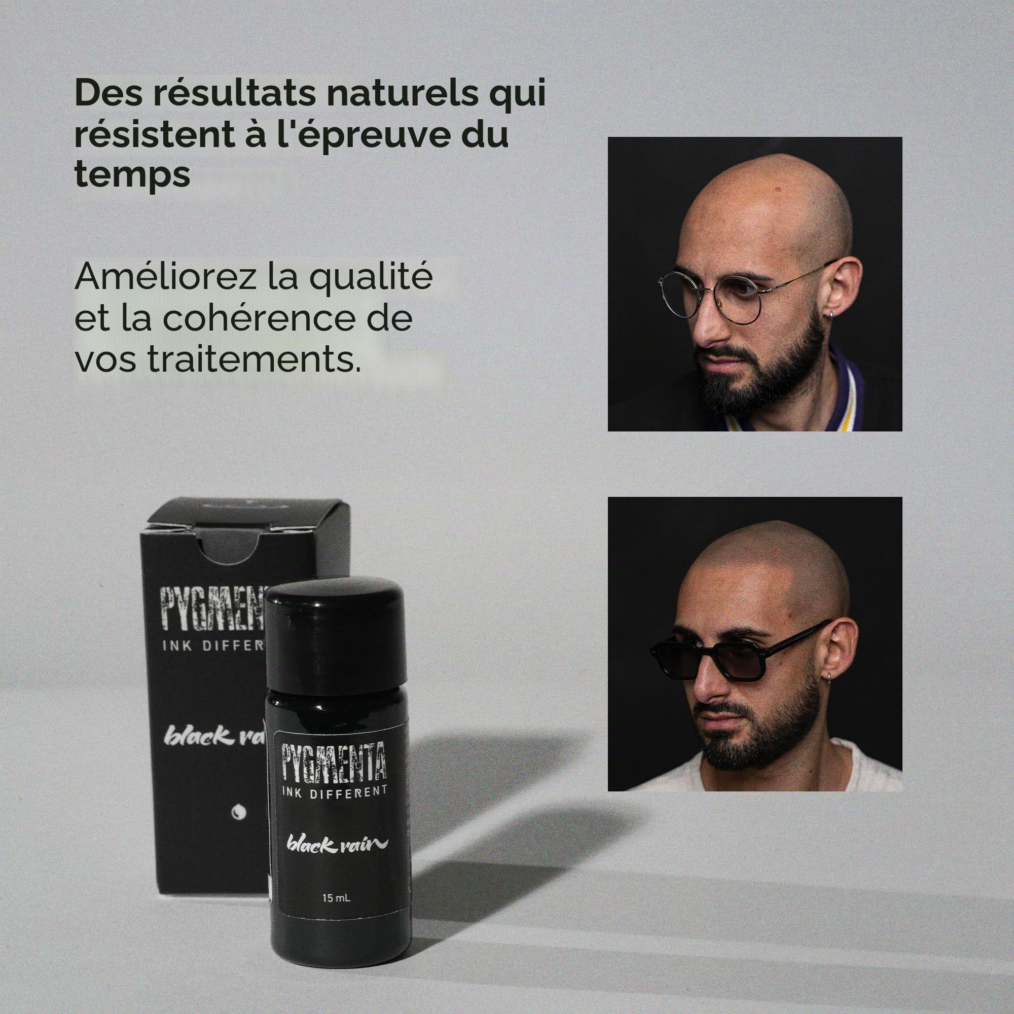 Kit de tricopigmentation, pigment permanent, conforme aux normes européennes, compatible avec tous les équipements de PMU et micropigmentation.