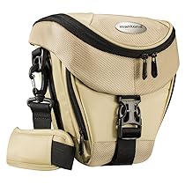 Mantona Premium Colt Borsa per Fotocamere Reflex, Sabbia