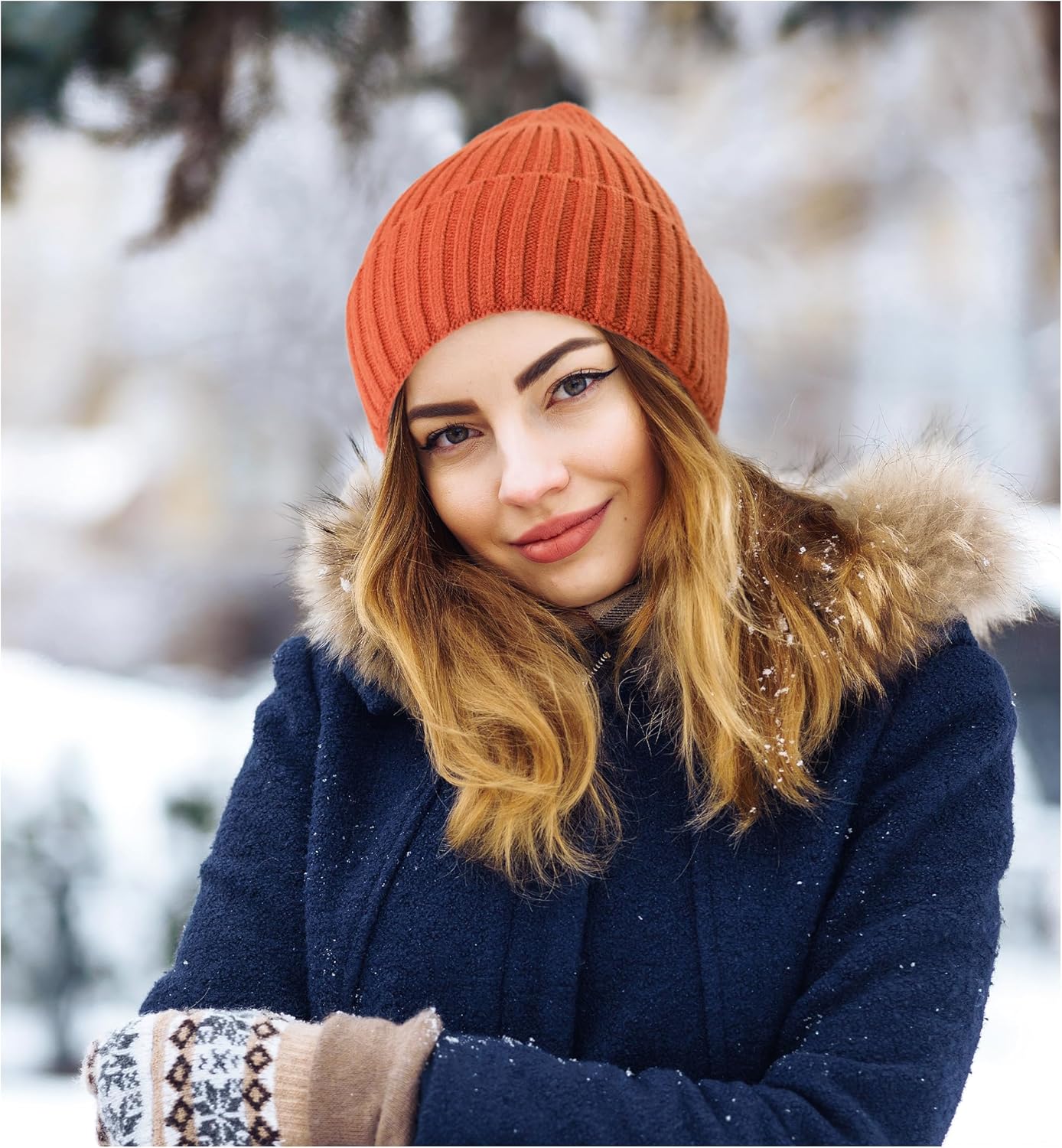 HiRui Knit Beanie for Men Women Kids, Winter Hats Warm Classic Daily Skull Caps - Image 5