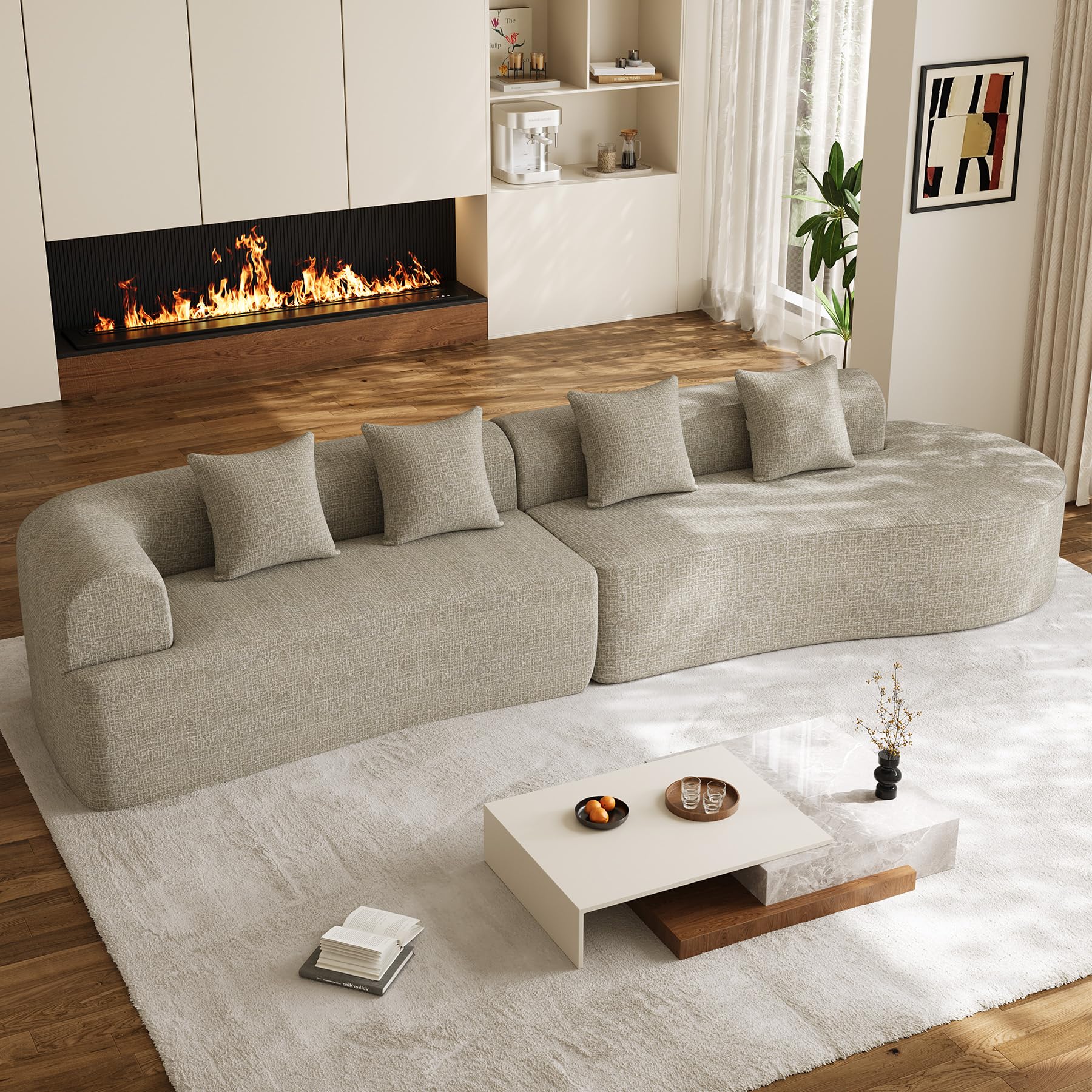 DAMAIFROM 147 Oversized Sectional Sofa