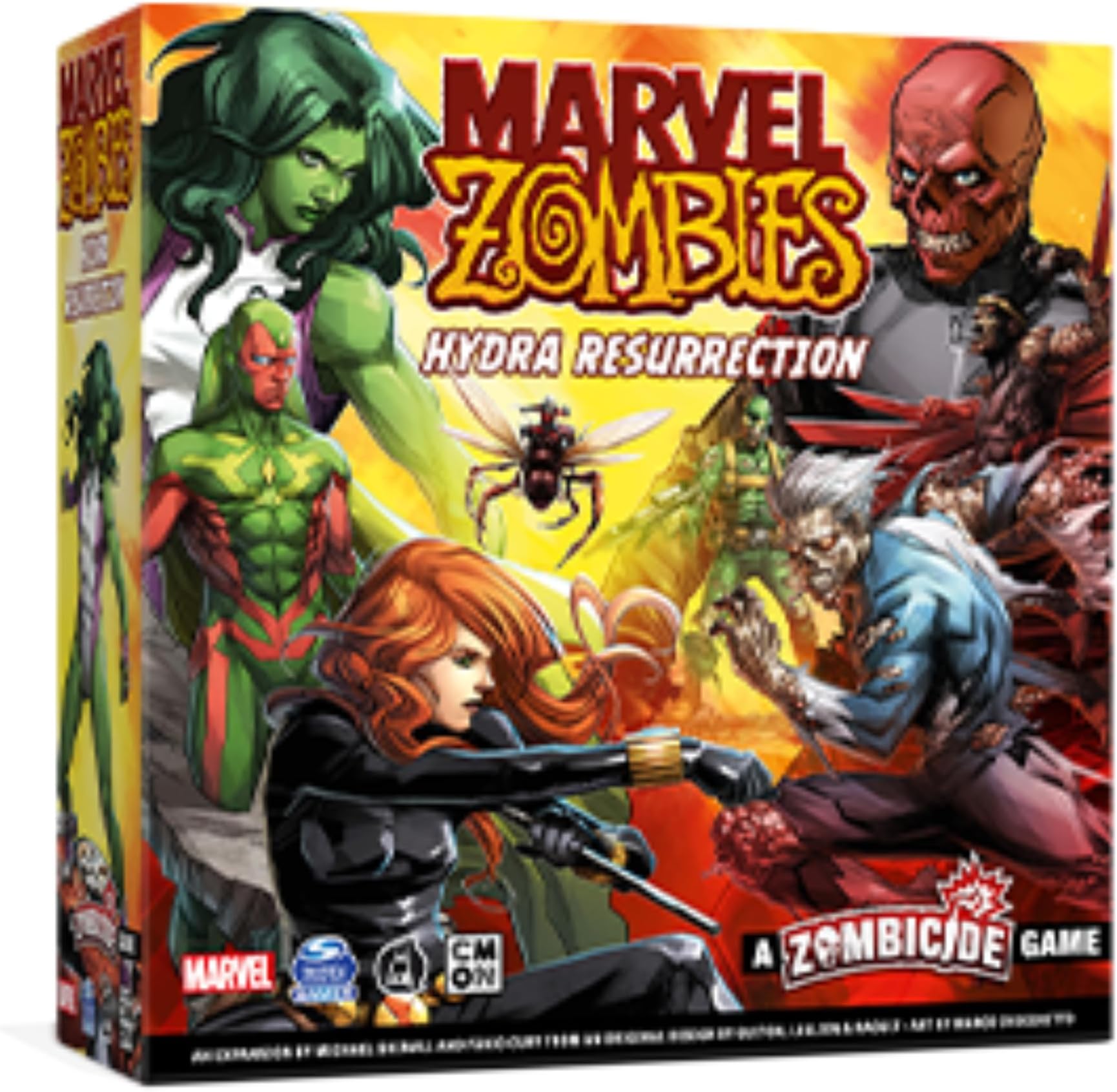 CMON | Marvel Zombies: Hydra Resurrection | Miniatures Board Game | Ages 14 Plus | 1-6 Players | 60 Minutes Playing Time