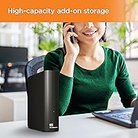 Vista 2 de WD 20TB Elements Desktop External Hard Drive, USB 3.0 drive for plug-and-play storage - WDBWLG0200HBK-NESN