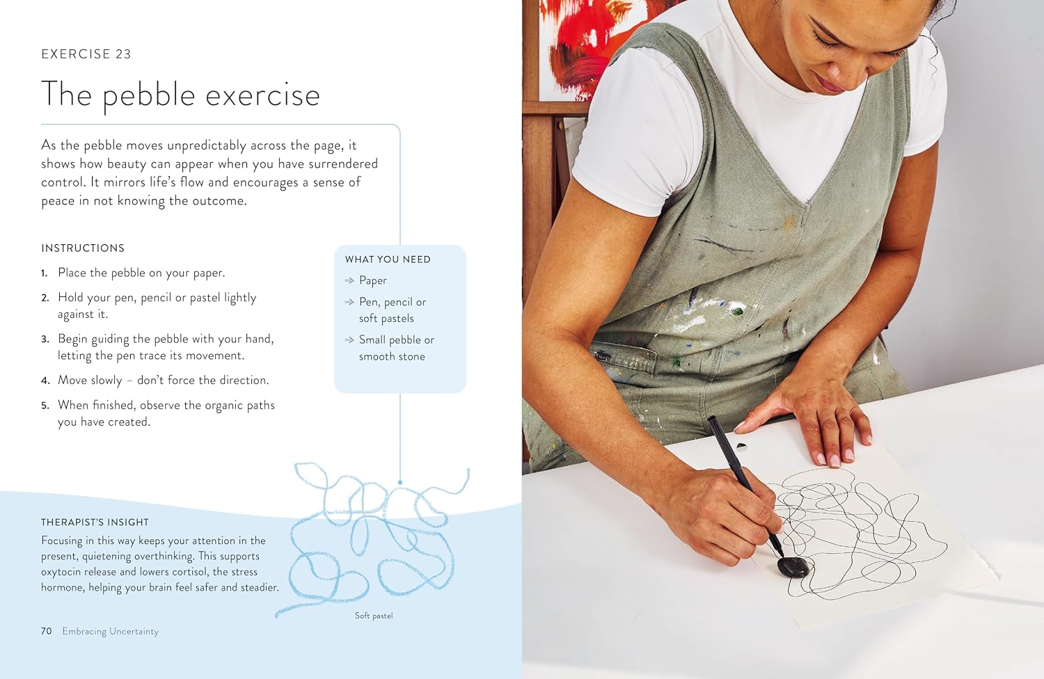 The Peaceful Brain Art Book: 55 self-soothing art exercises for ADHD, autism and anxiety