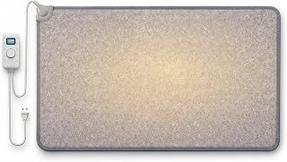 Mi-Heat Carbon Feet Heizteppich 55 × 110 cm, Infrarot-Heizmatte, 155 W