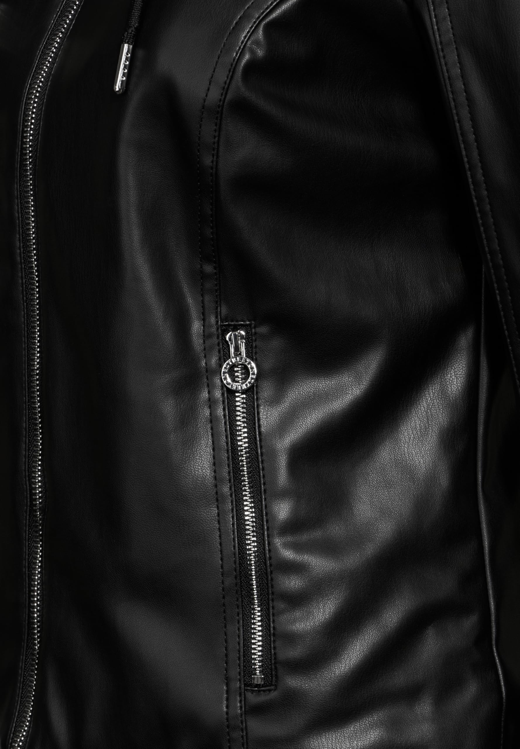 Street One Damen Jacke in Leder-Optik