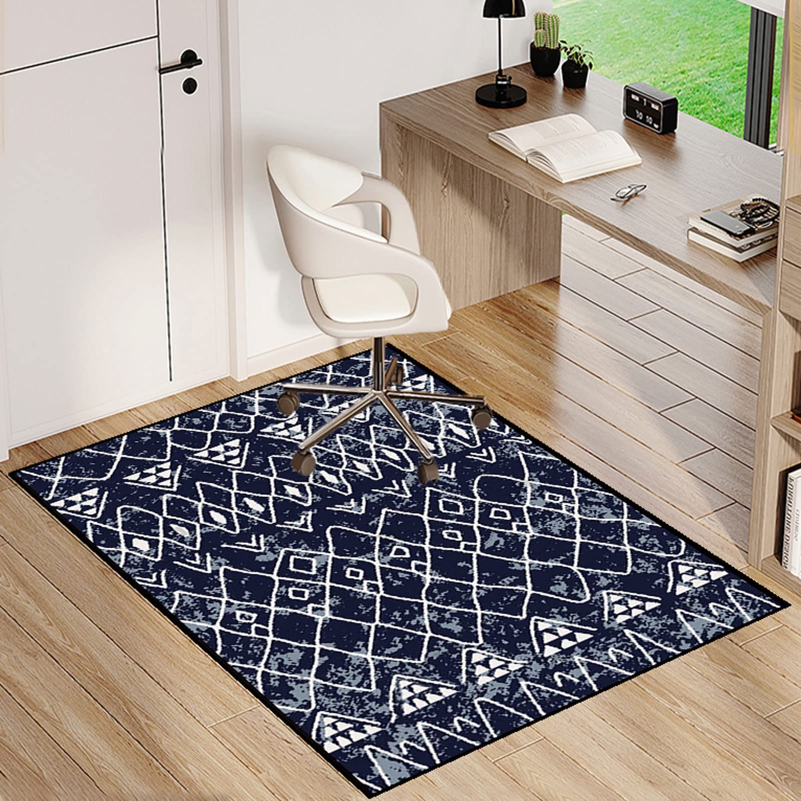 Single tree forest Chair Mat For Carpeted Floor For Office Chair Floor Mat Anti Slip Multi-Purpose Protector Chair Carpet For Home And Office — image 1