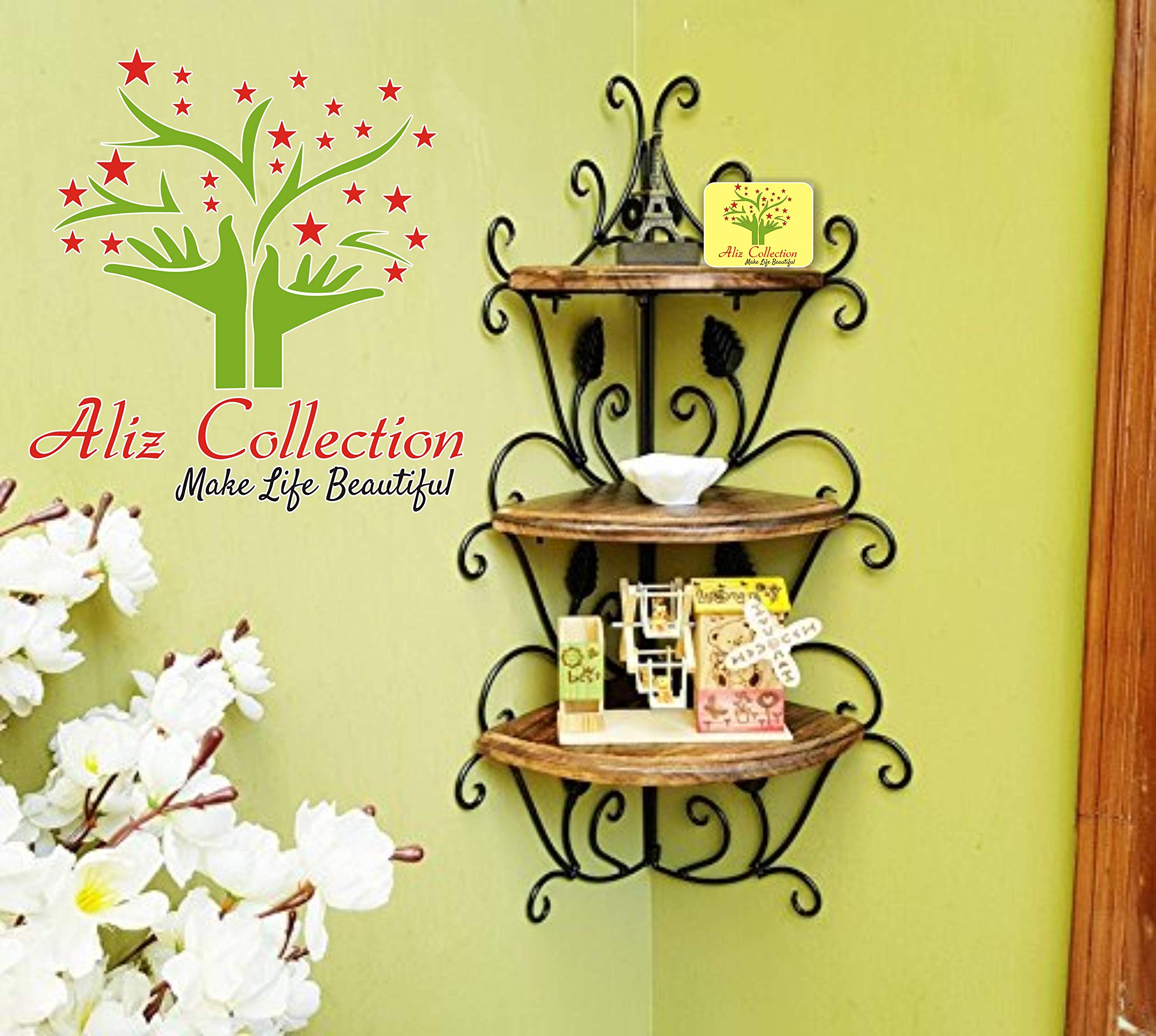 Aliz Collection Decorative Corner Wall Hanging Bracket