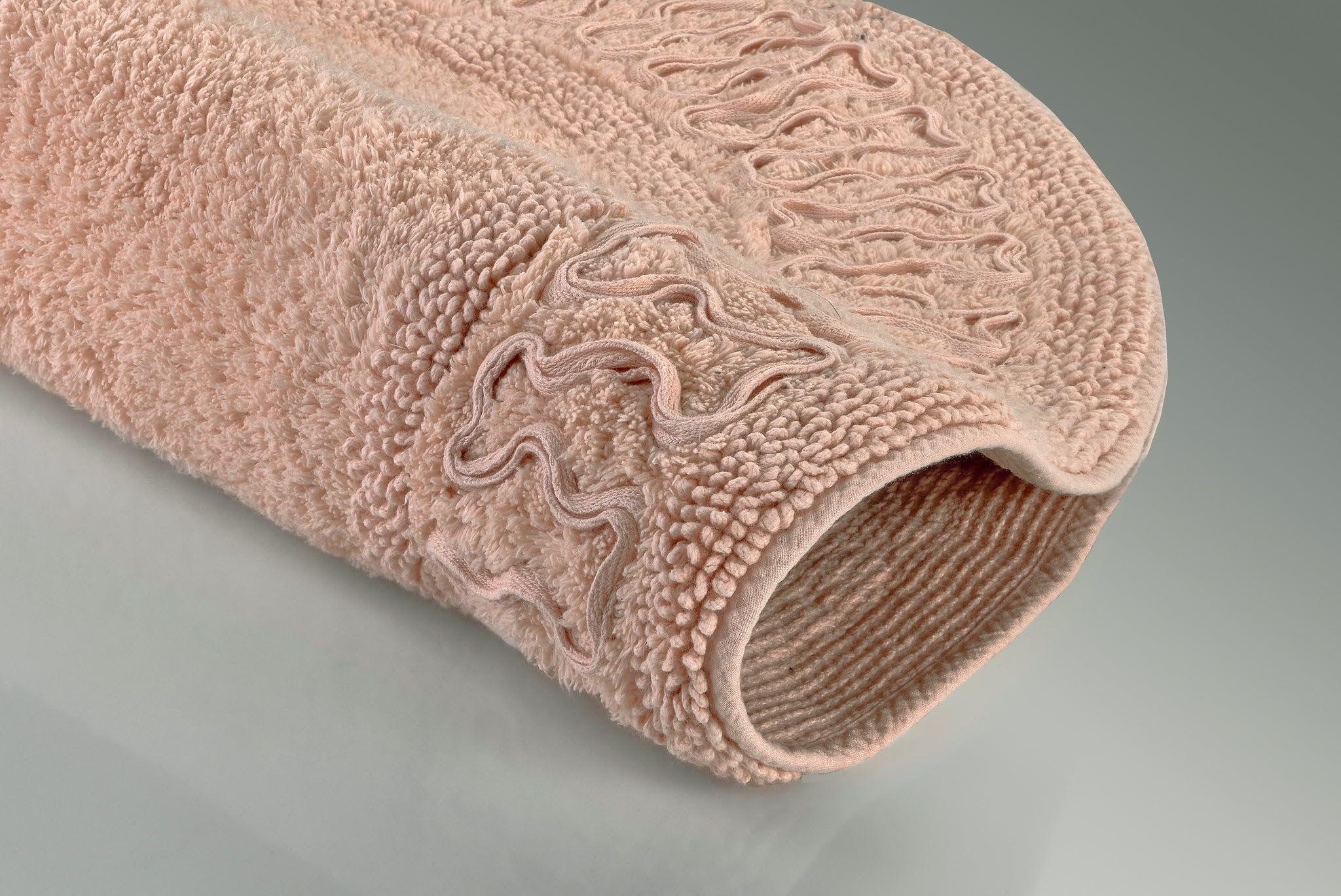Kleine Wolke Badteppich Talia Pearl 60 cm rund