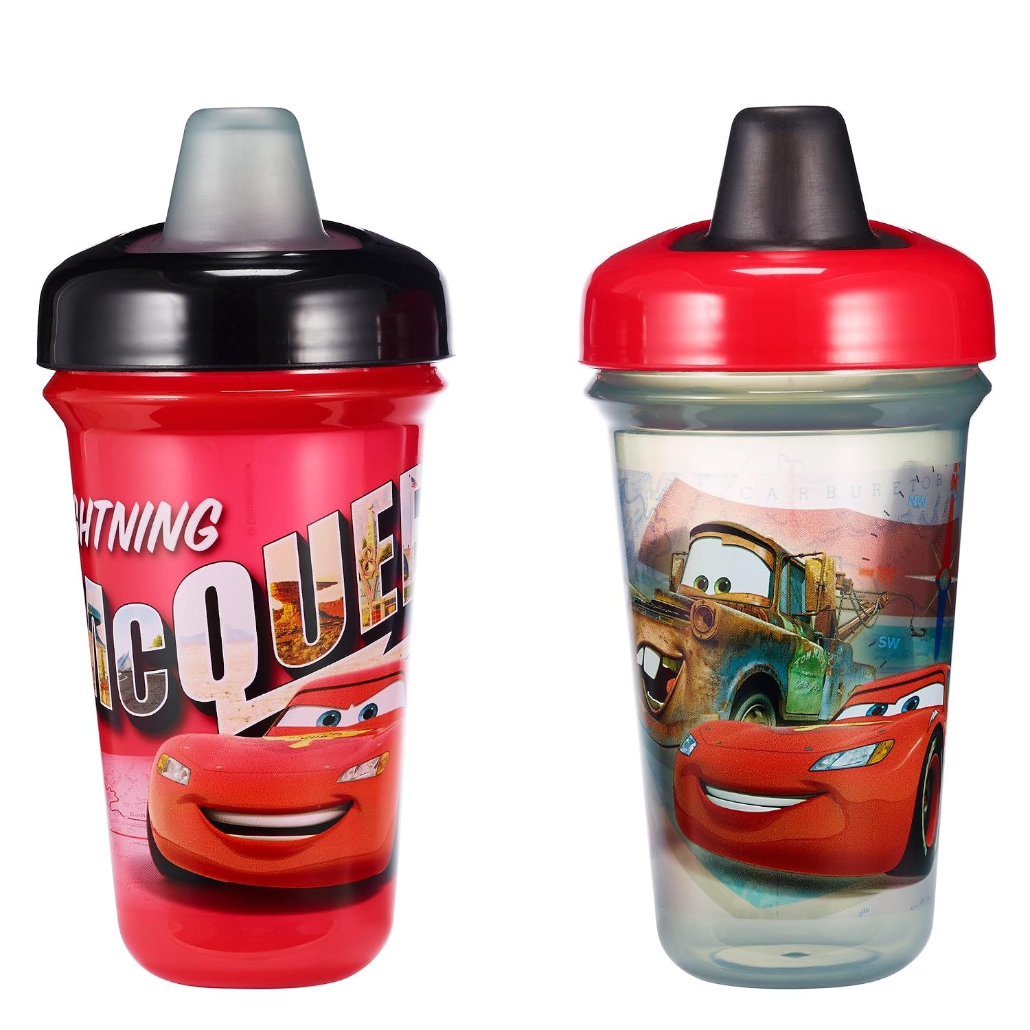 The First Years Disney 2 Piece Baby Stackable Soft Spout Cup, Cars