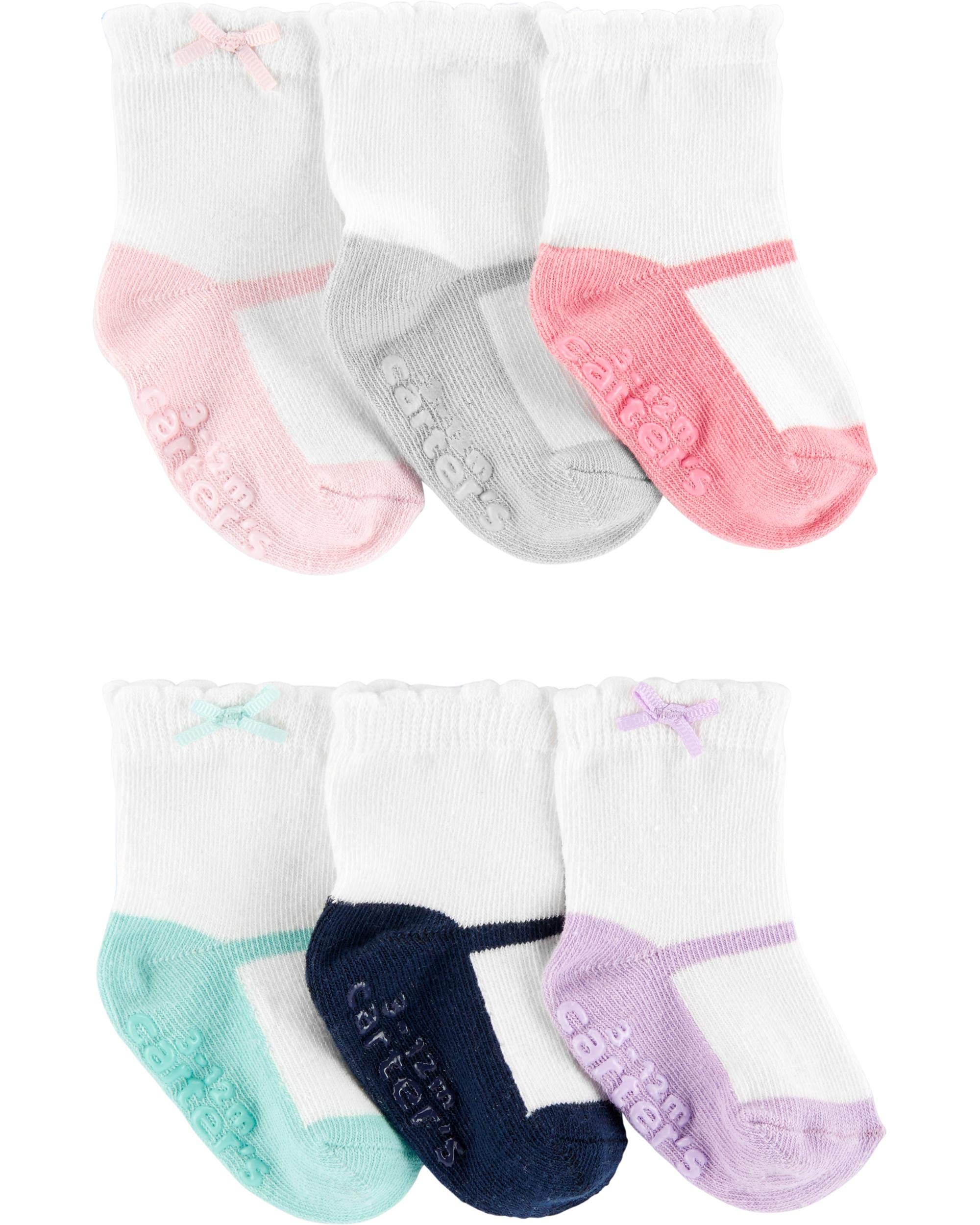 Carter's Baby Mädchen Socken 6er Pack