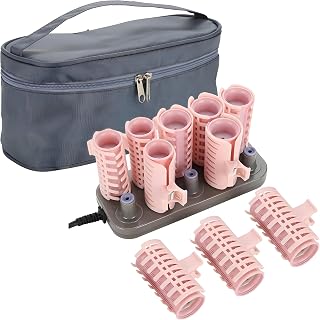 Professional Electric Heated Roller, Home handheld Curling Roll Hair Tube Hair Styling Tool 220V 10Pcs(Upgrade)