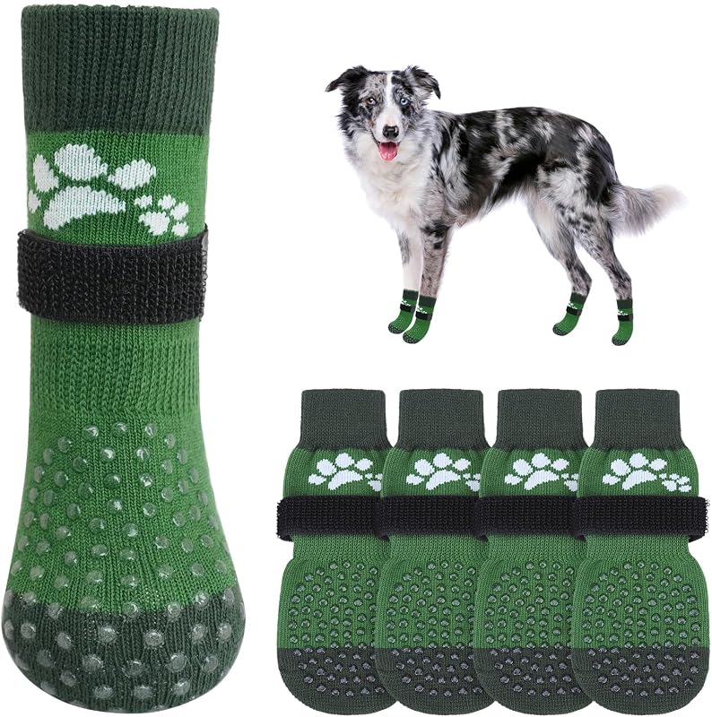 Botas para Cães SCENEREAL com Solado Antiderrapante Dupla Face, Tamanho M