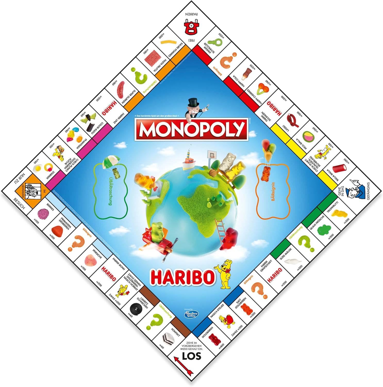 Winning Moves - Monopoly - Haribo - Board Game - Age 8+ - German