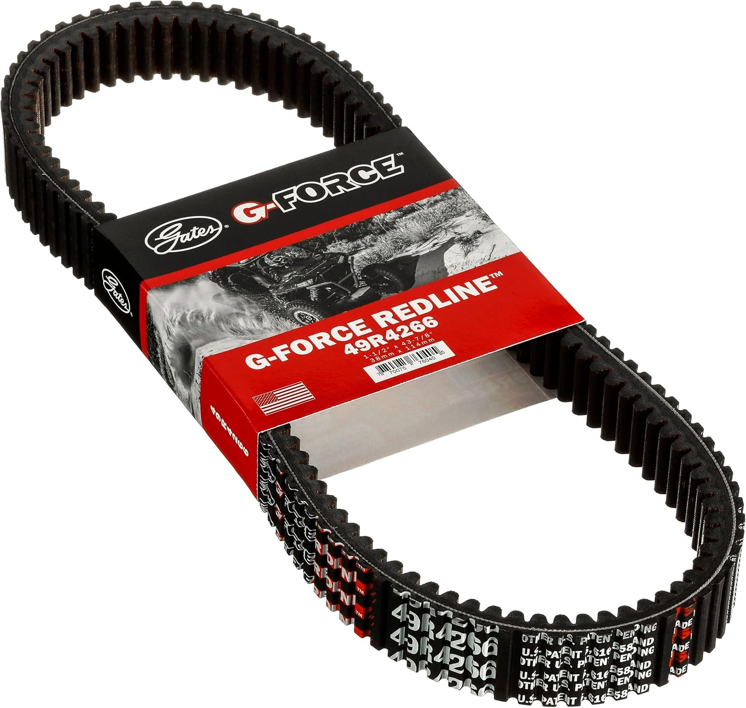 Gates 49R4266 G-Force RedLine Continuously Variable Transmission (CVT) Belt