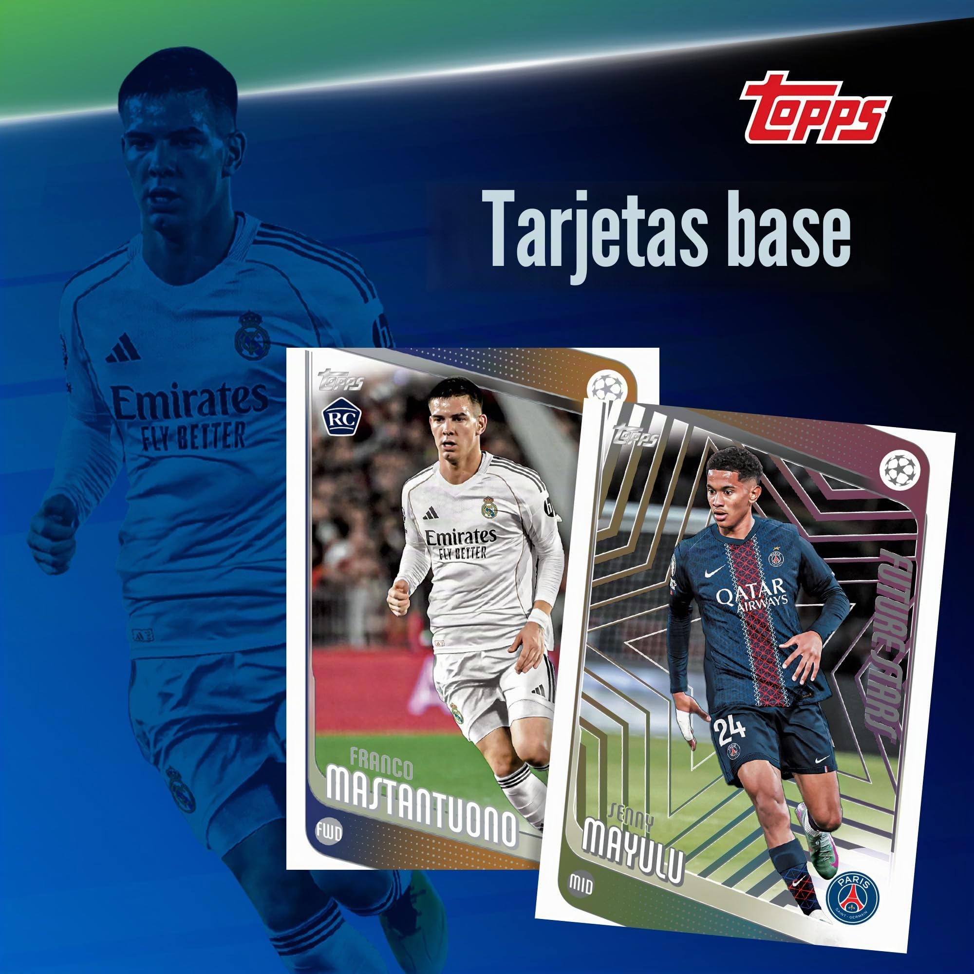 2025-26 Topps UEFA Club Competitions Soccer - Sellado de fábrica - Caja de Valor
