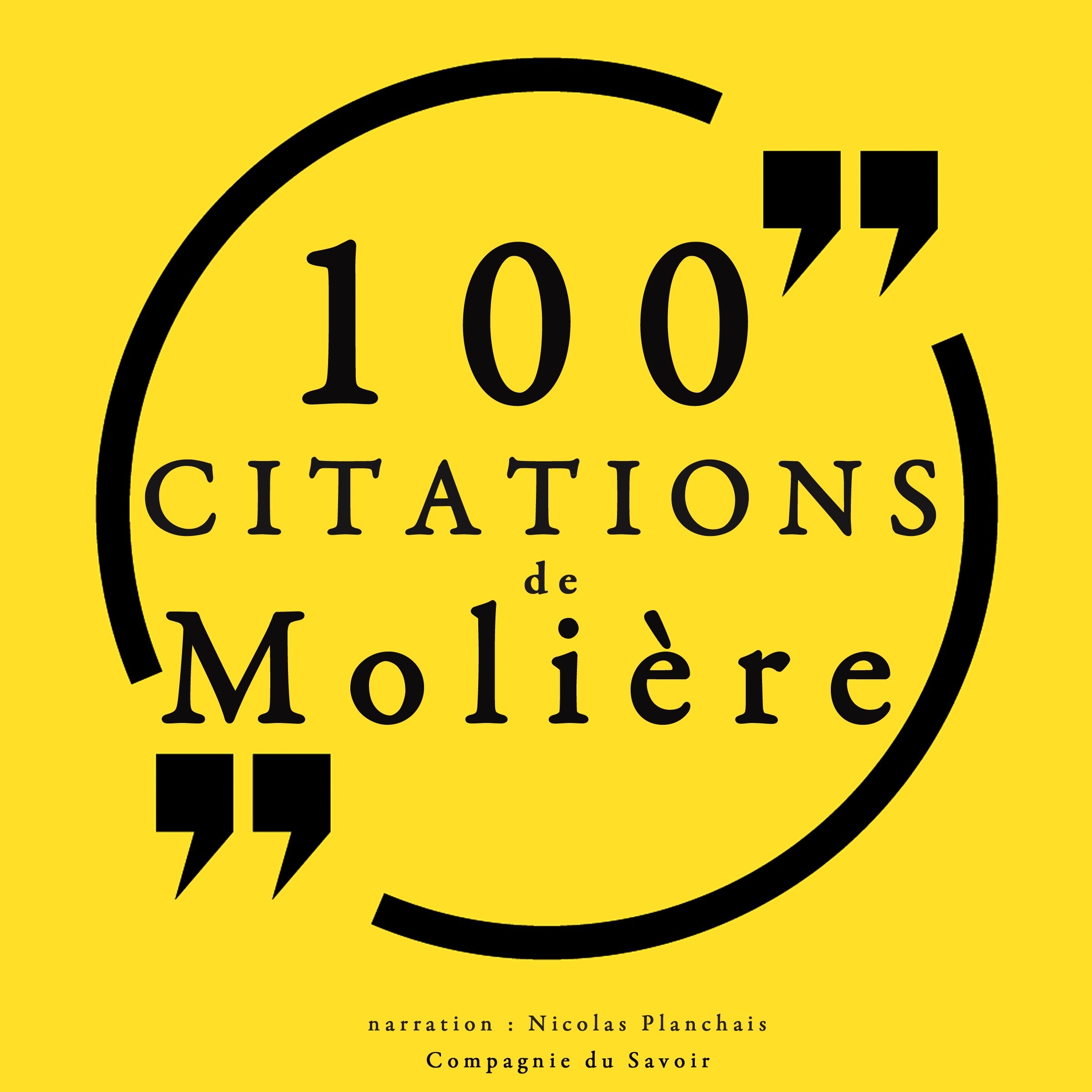 Cover art for 100 citations de Molière