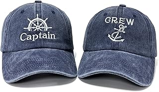 Embroidered Captain & First Mate Hats