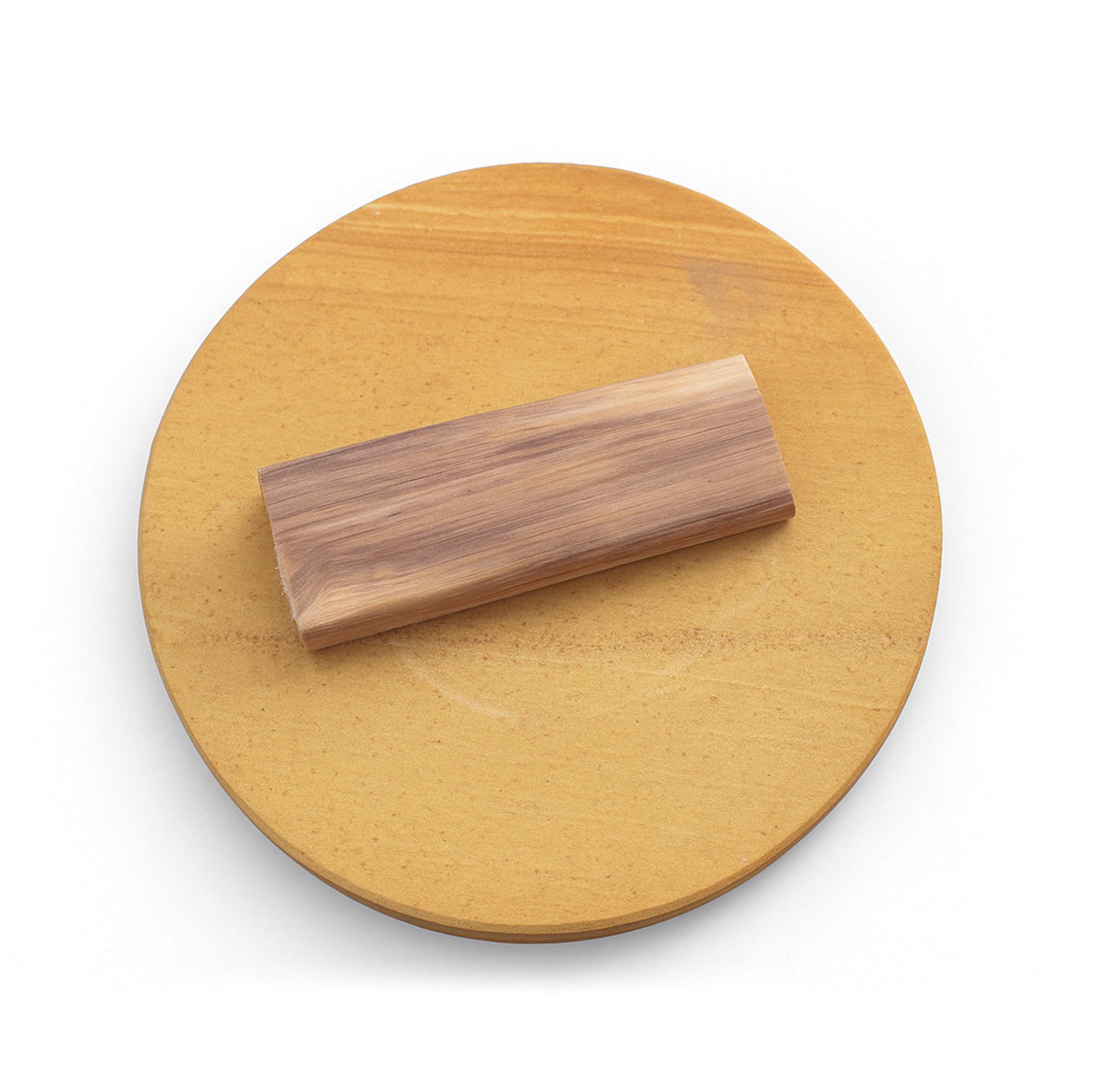 KC PRODUCTS® Natural Sandalwood (Chandan) Pata Board with Original Chandan Stick Sandalwood Rubbing Stone with Original Sandalwood Stick(Bord 5 inch Stick 40-50 gram