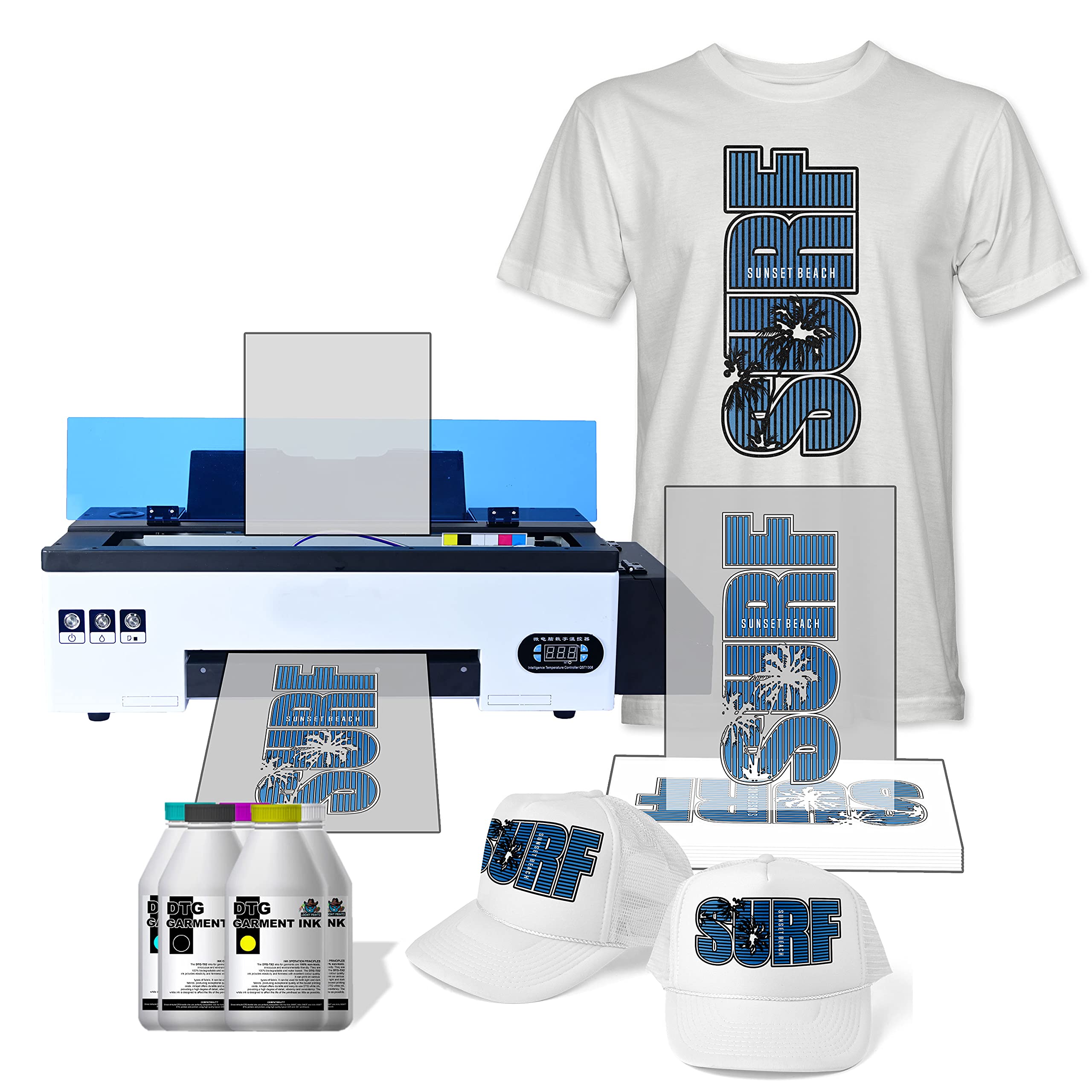 Buy L1800 DTF Transfer Printer with Roll Feeder,Direct to Film Print