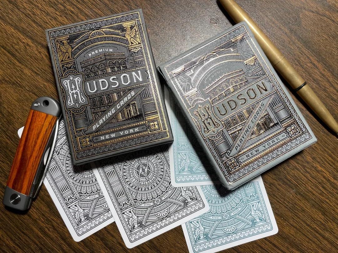 Hudson Playing Cards 2 Pack Decks | 1 Deck Hudson Teal and 1 Deck