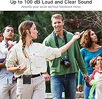 Vista 6 de Amplificador de voz Bluetooth para profesores, mini amplificador de voz recargable portátil con auriculares de micrófono con cable, sistema PA