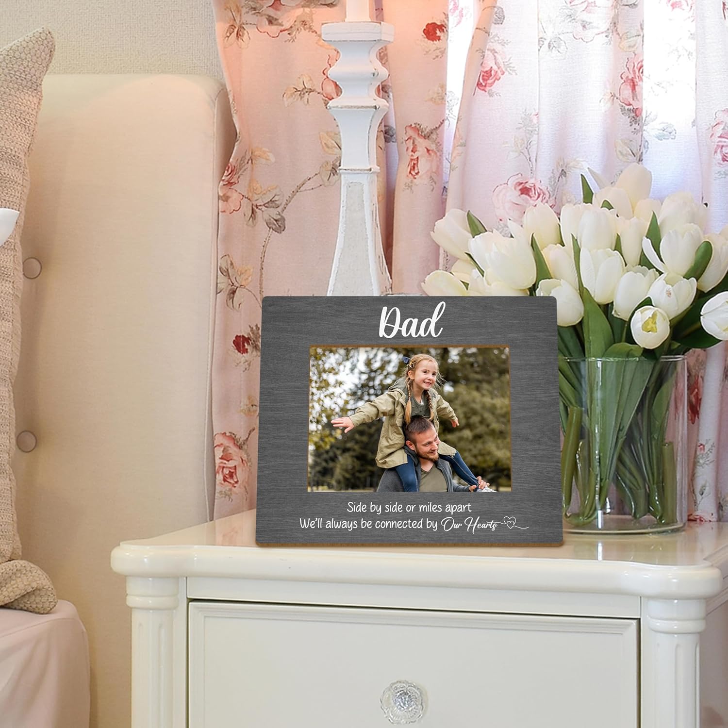 Dad Picture Frame, Dad Picture Frame from Daughter Son, Dad Gifts for Fathers Day, Best Dad Gifts, Father Gifts, Daddy Picture Photo Frame, Fathers Day Picture Photo Frame for 5x7 Photos - Image 2