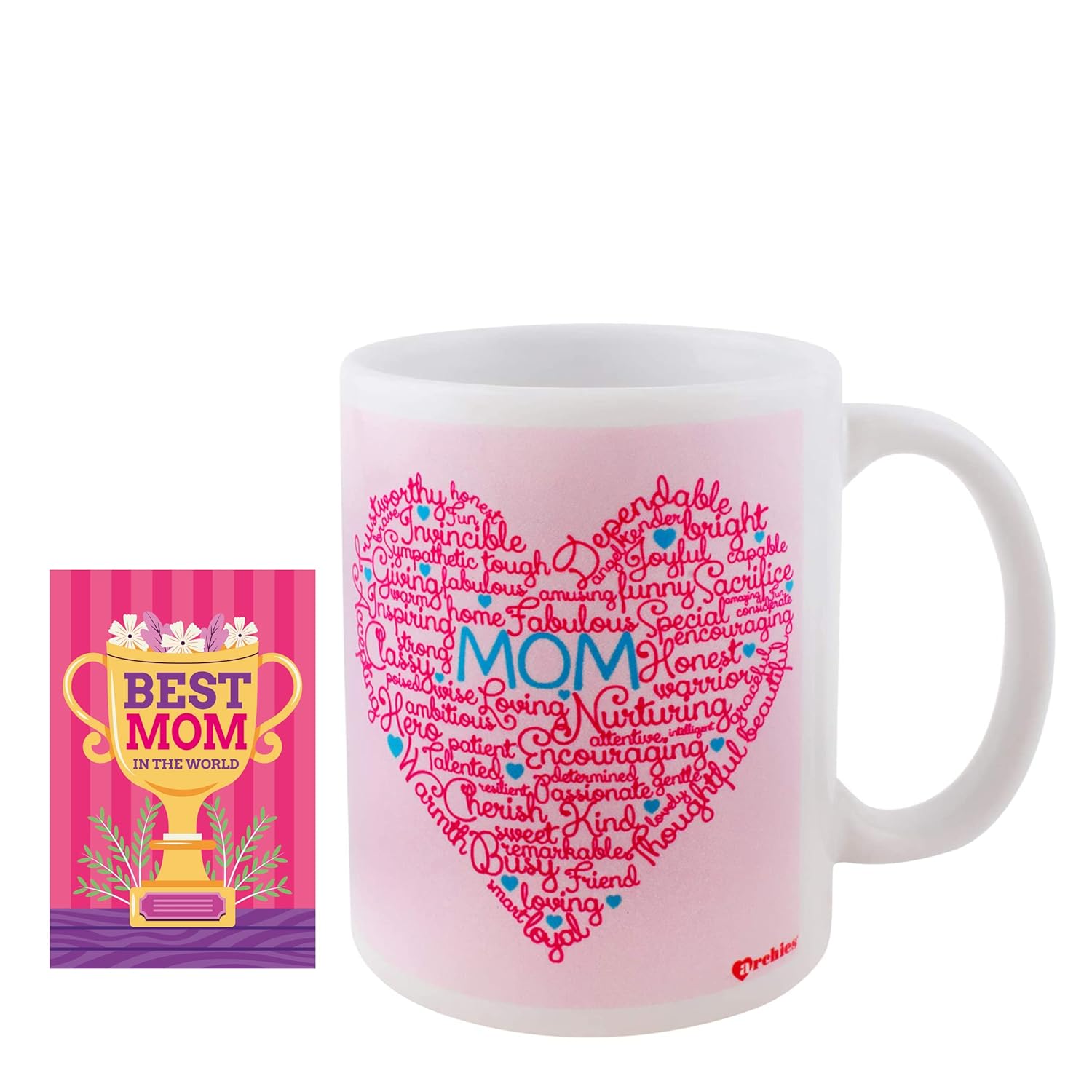 archies Gift for Mothers Gifts for Mother Mothers Day Gift 350 ml Coffee Mug with Card Gift