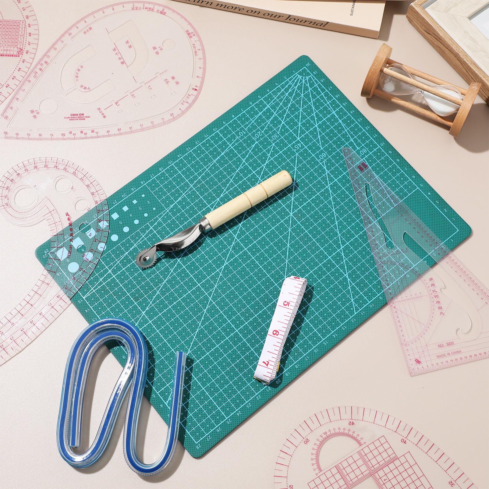 Set De De 12 1 Regla Curva Para y Patronaje Para Principiantes y Diseñadores