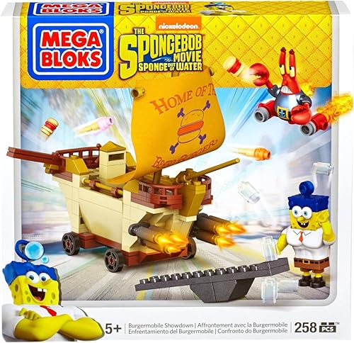 Miniatura 2 de Mega Bloks Bob Esponja Burgermobile Showdown Juego de construcción