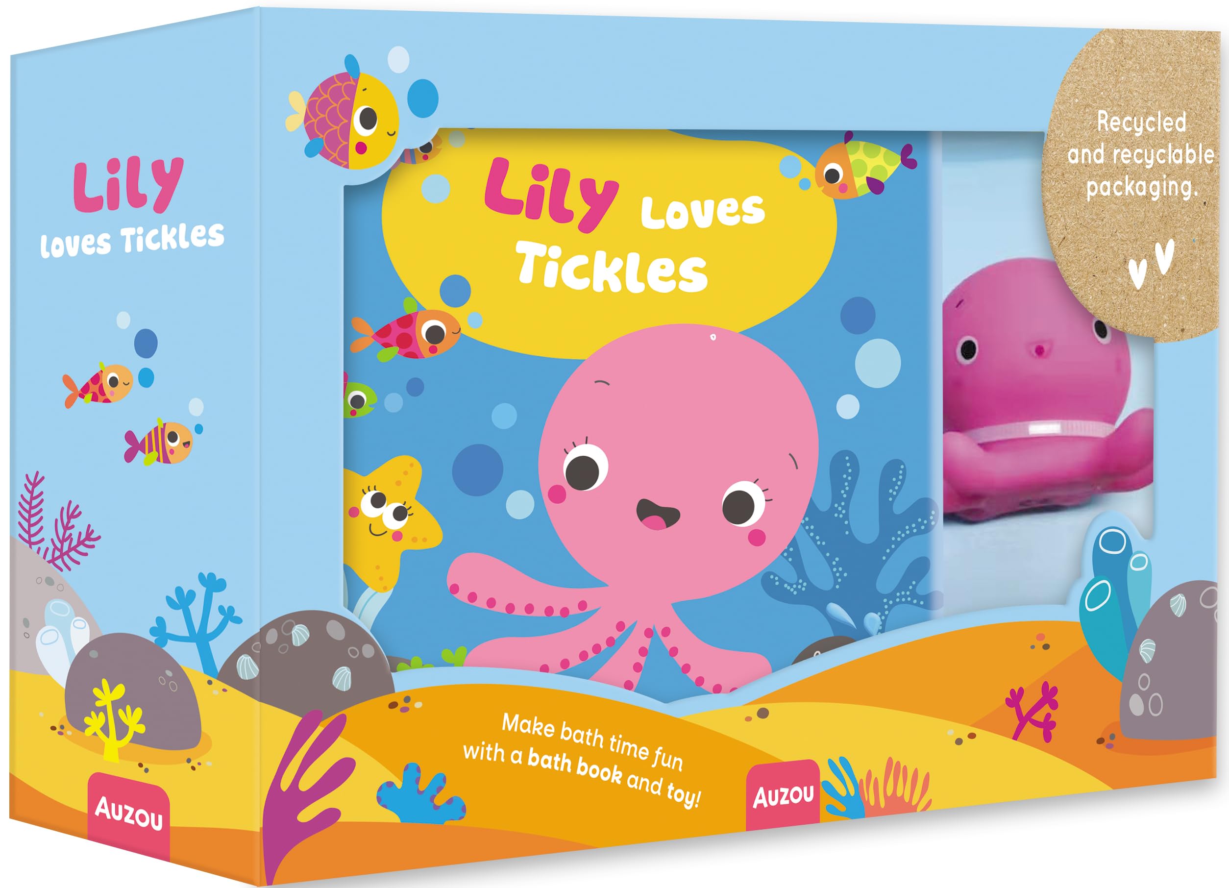 My First Bath Book & Toy: Lily Loves Tickles