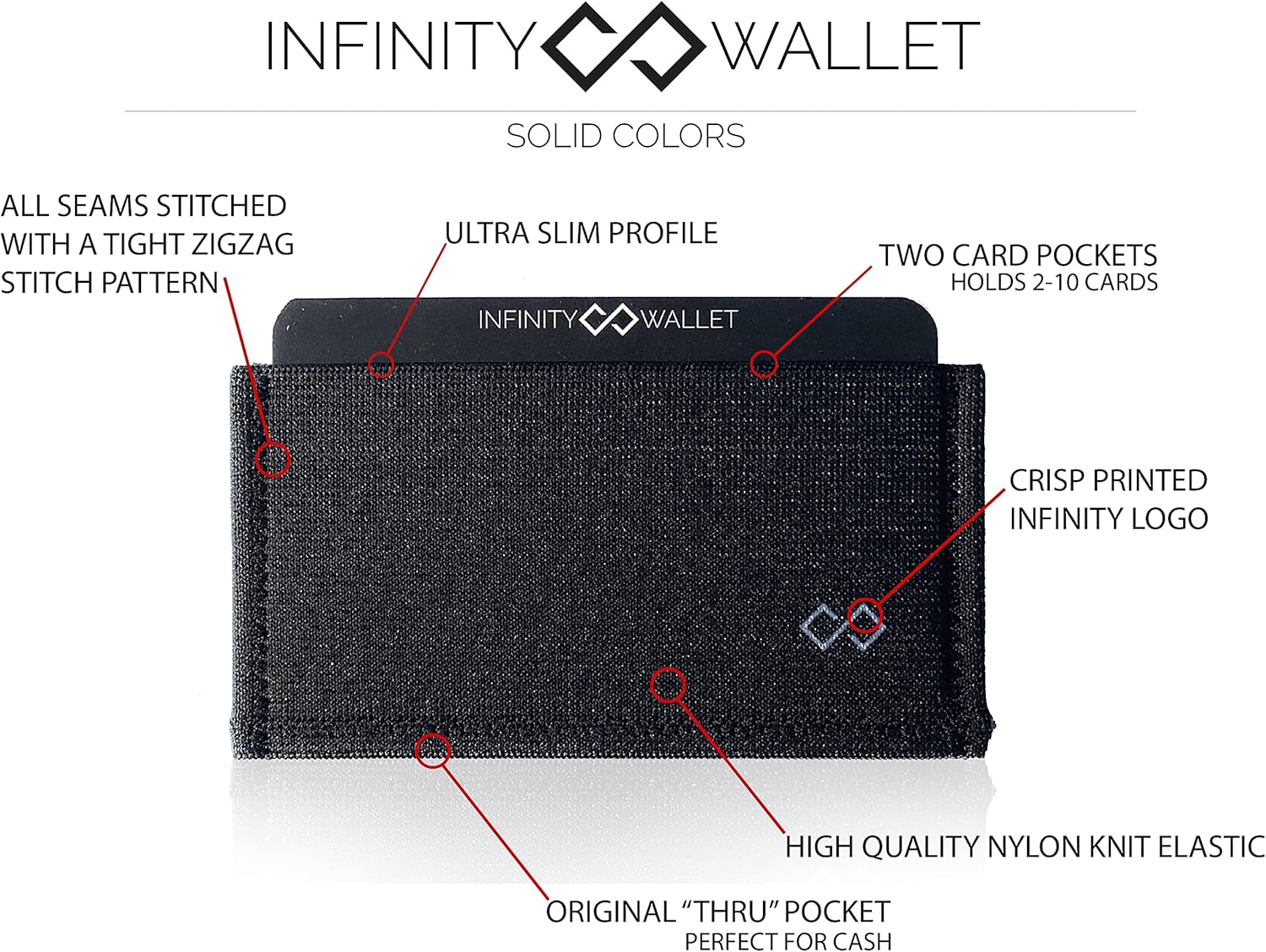 Minimalist Wallet for Men and Women (Solid Silver) - Image 5