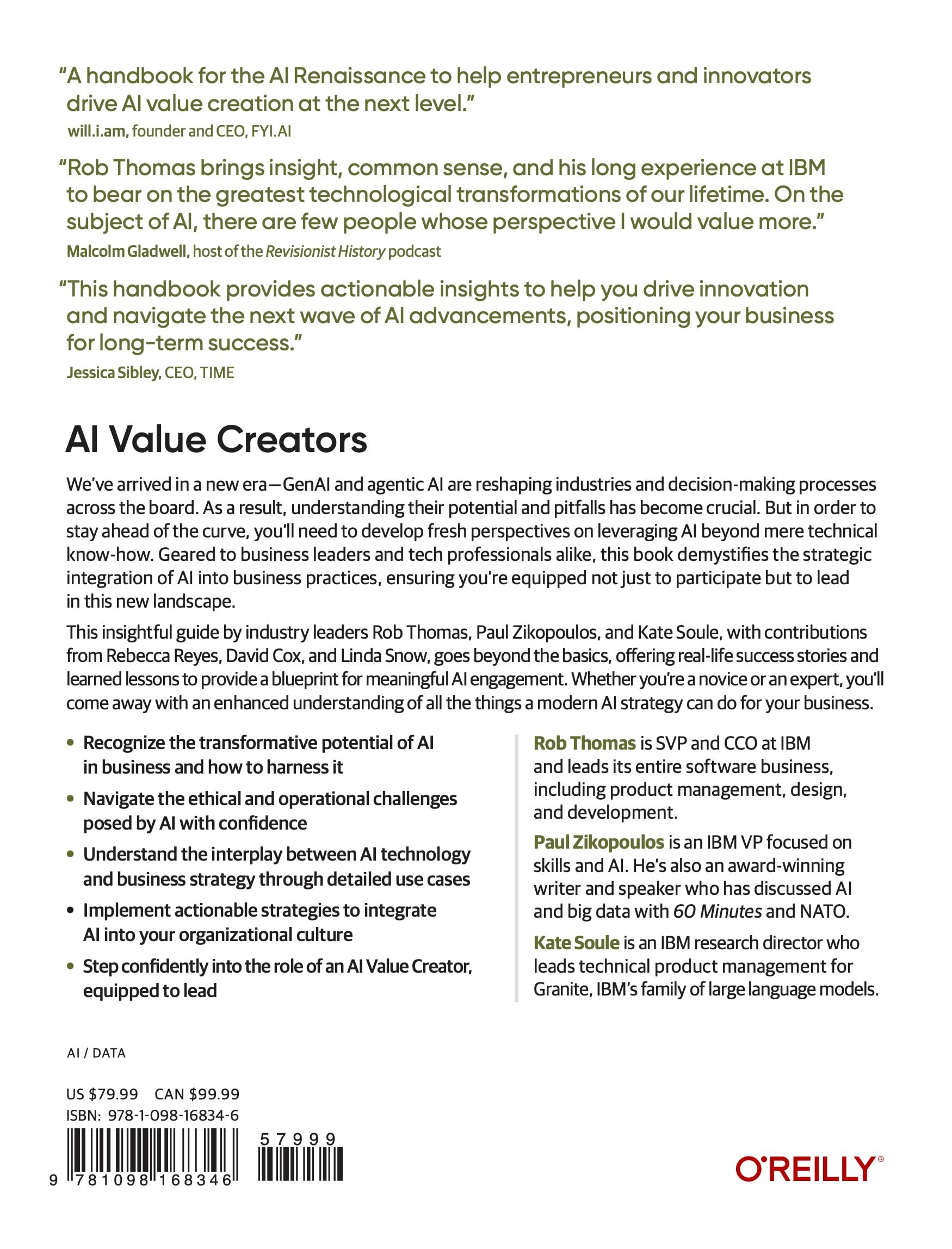 AI Value Creators: Beyond the Generative AI User Mindset