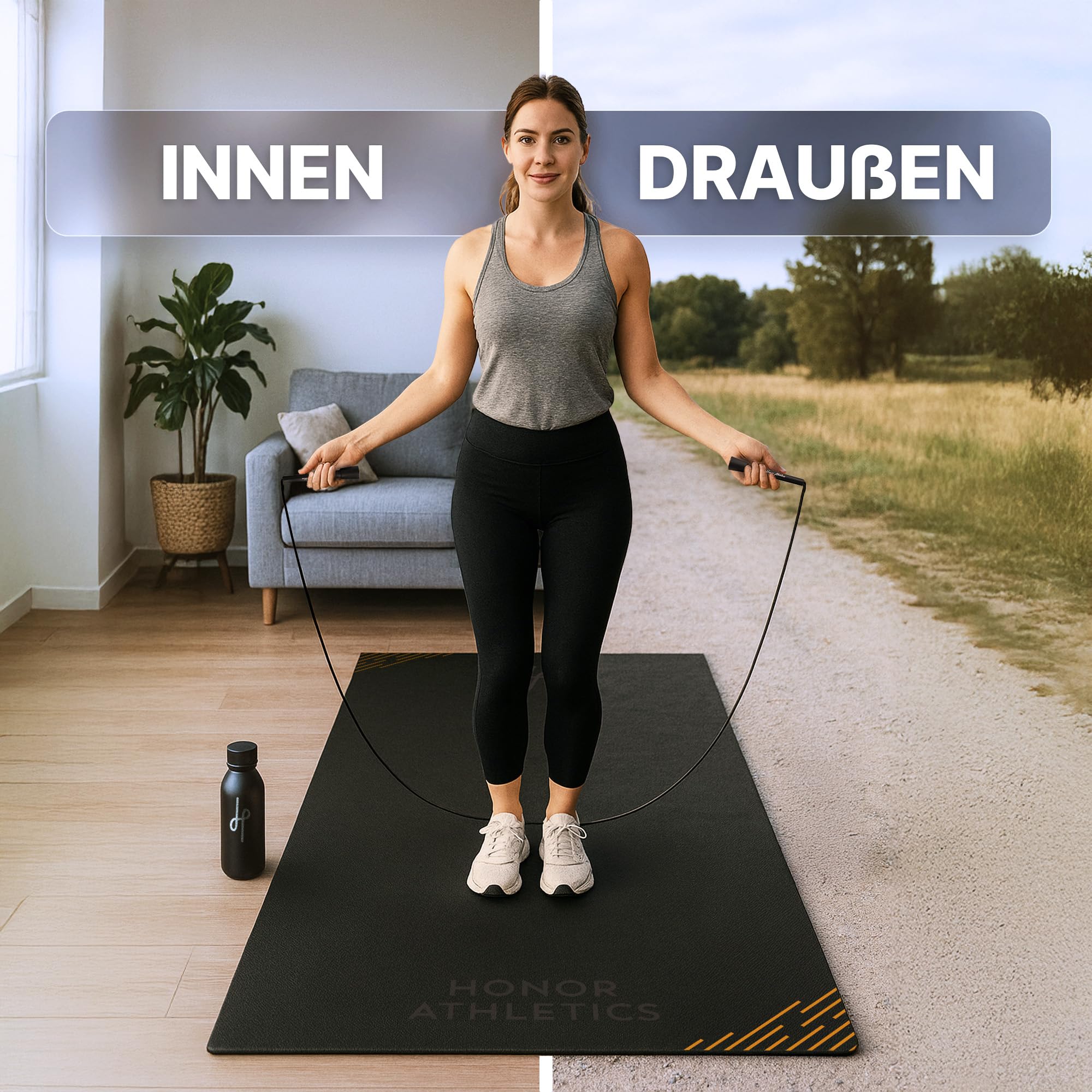 HONOR ATHLETICS Speed Rope, Springseil – ideal für Double Unders, Boxen, MMA & Cardio-Fitnesstraining