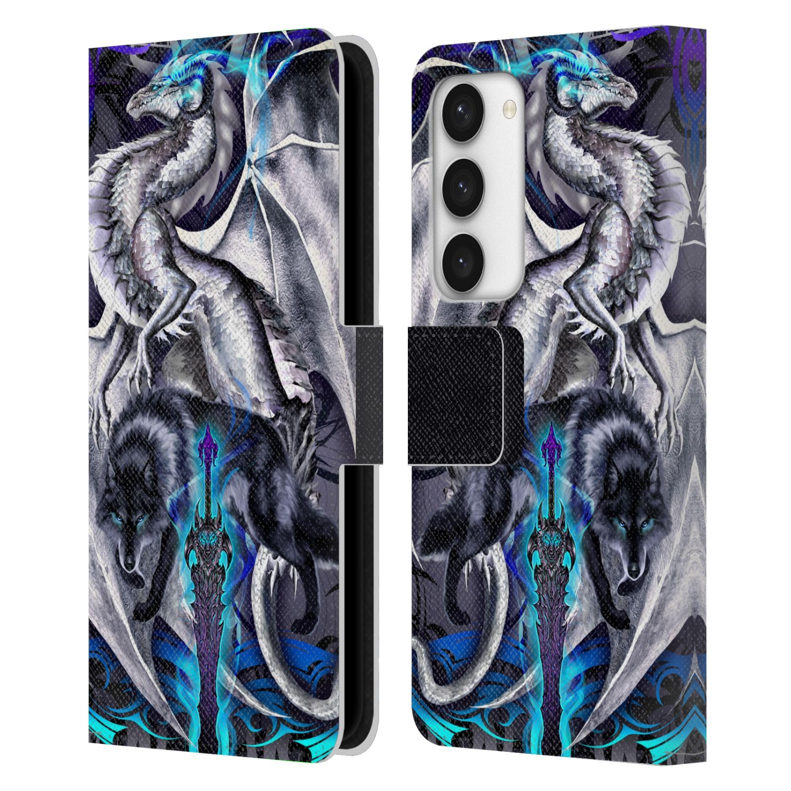 Housse Galaxy S23 dragon Ruth Thompson pour passionnés d'art