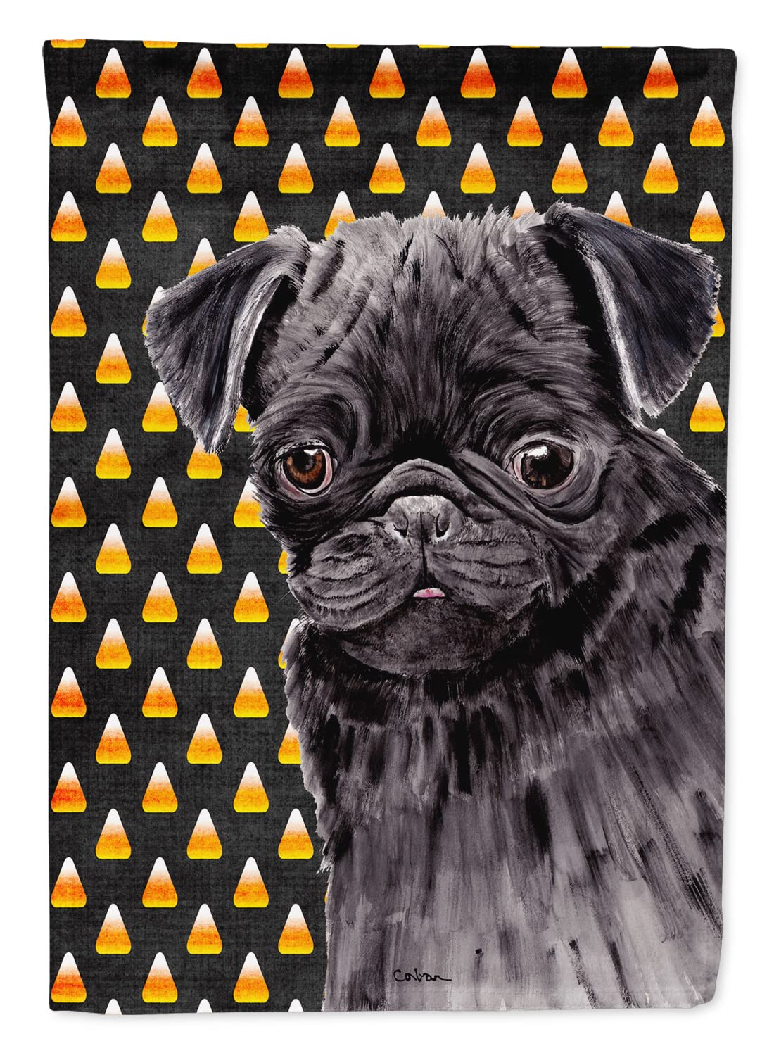 Drapeau Carlin Halloween Caroline's Treasures SC9176CHF grand format multicolor pour maison