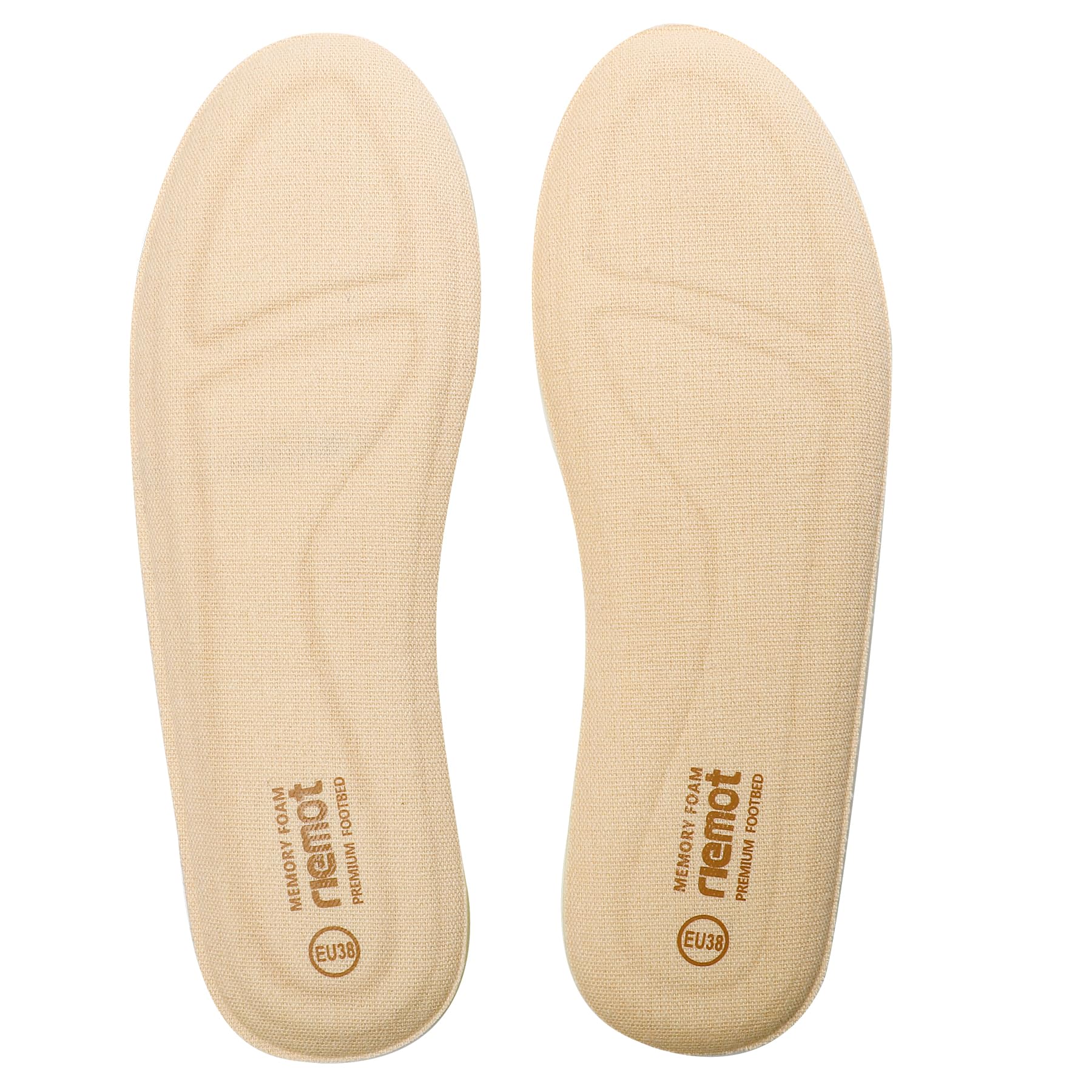 riemot Solette Memory Foam Uomo Donna, Soletta Scarpe per Stivali da Lavoro e Scarpe da Passeggio, Sport Solette per Assorbimento Degli Urti e Ammortizzazione, Soffice, Comfort38 39 40 41 42 43 EU