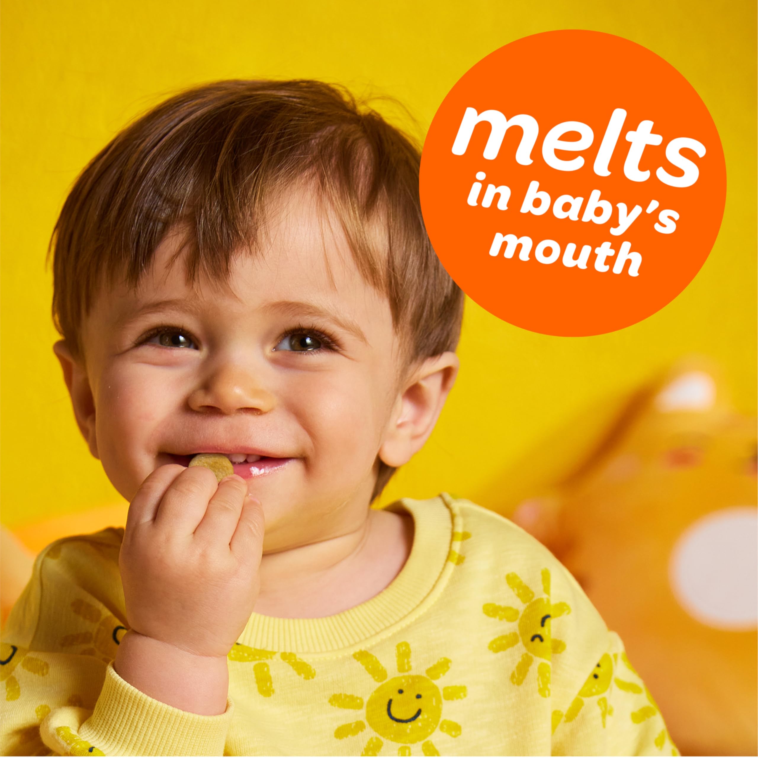 Happy Baby Organics Baby Snacks, Greek Yogis, Freeze Dried Yogurt