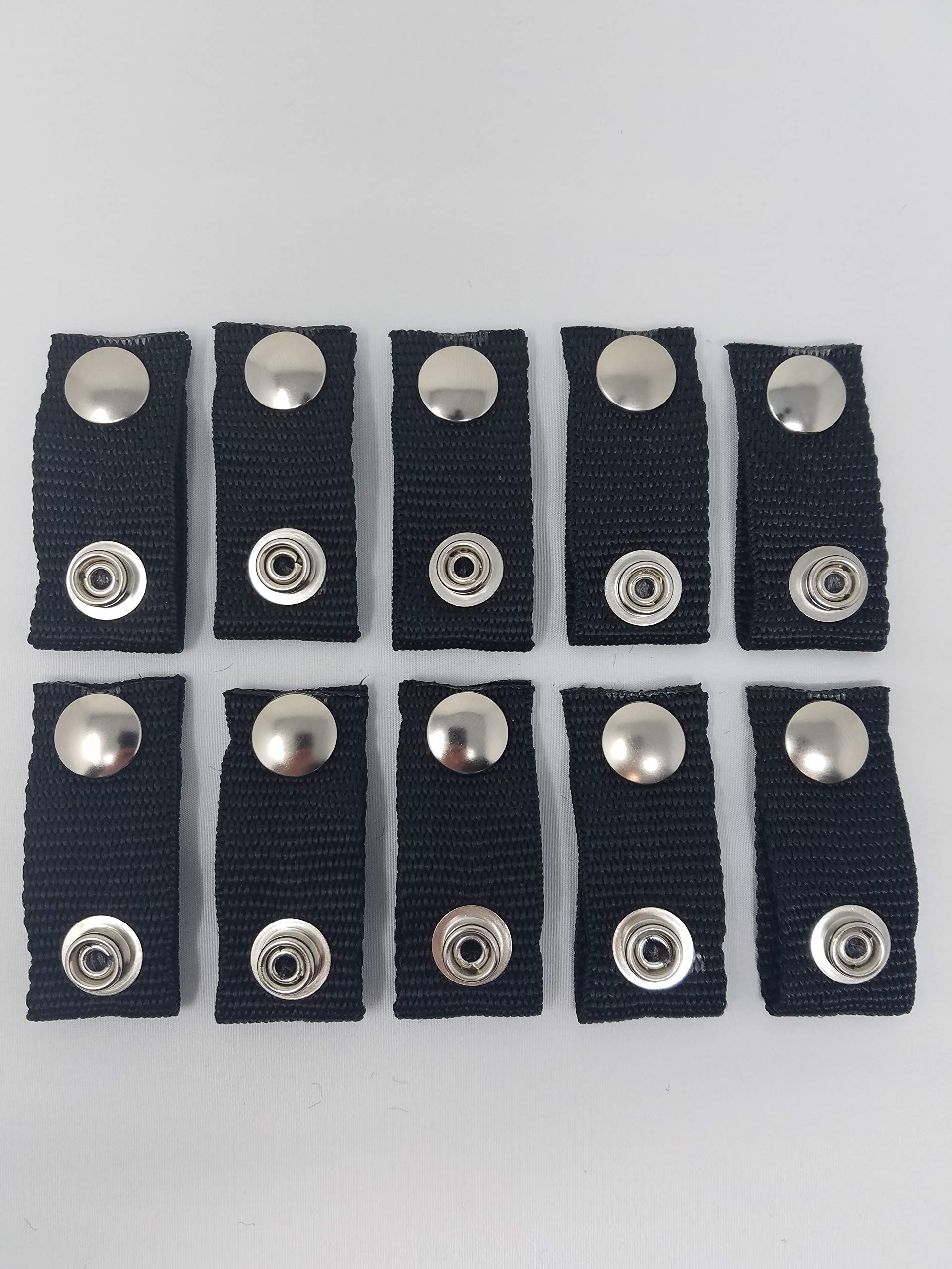 Sero InnovationBoat Cover Snap Extender - Black - Extension Sizes from 1.5" - Built in Finger Loops. Extend The Life of Your Boat Canvas! 10 Pack