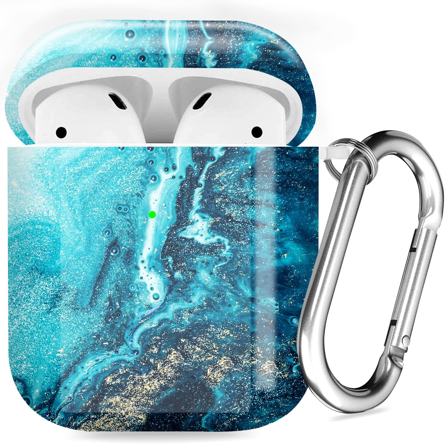 Maxjoy for Airpods Case, Flowers Design Airpods 1st and 2nd