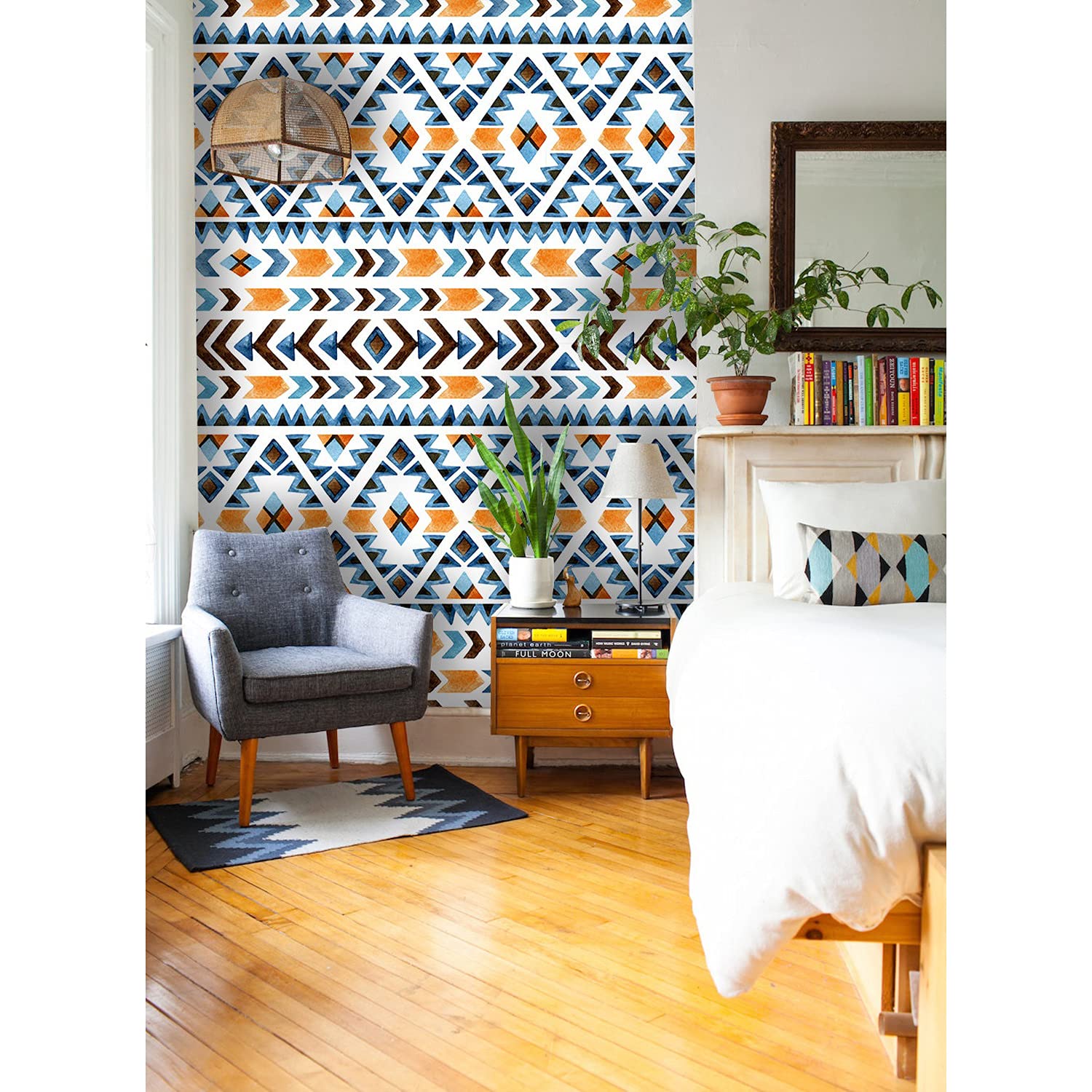 Papier peint ethnique pour chambre et salon : créez une ambiance boho chaleureuse