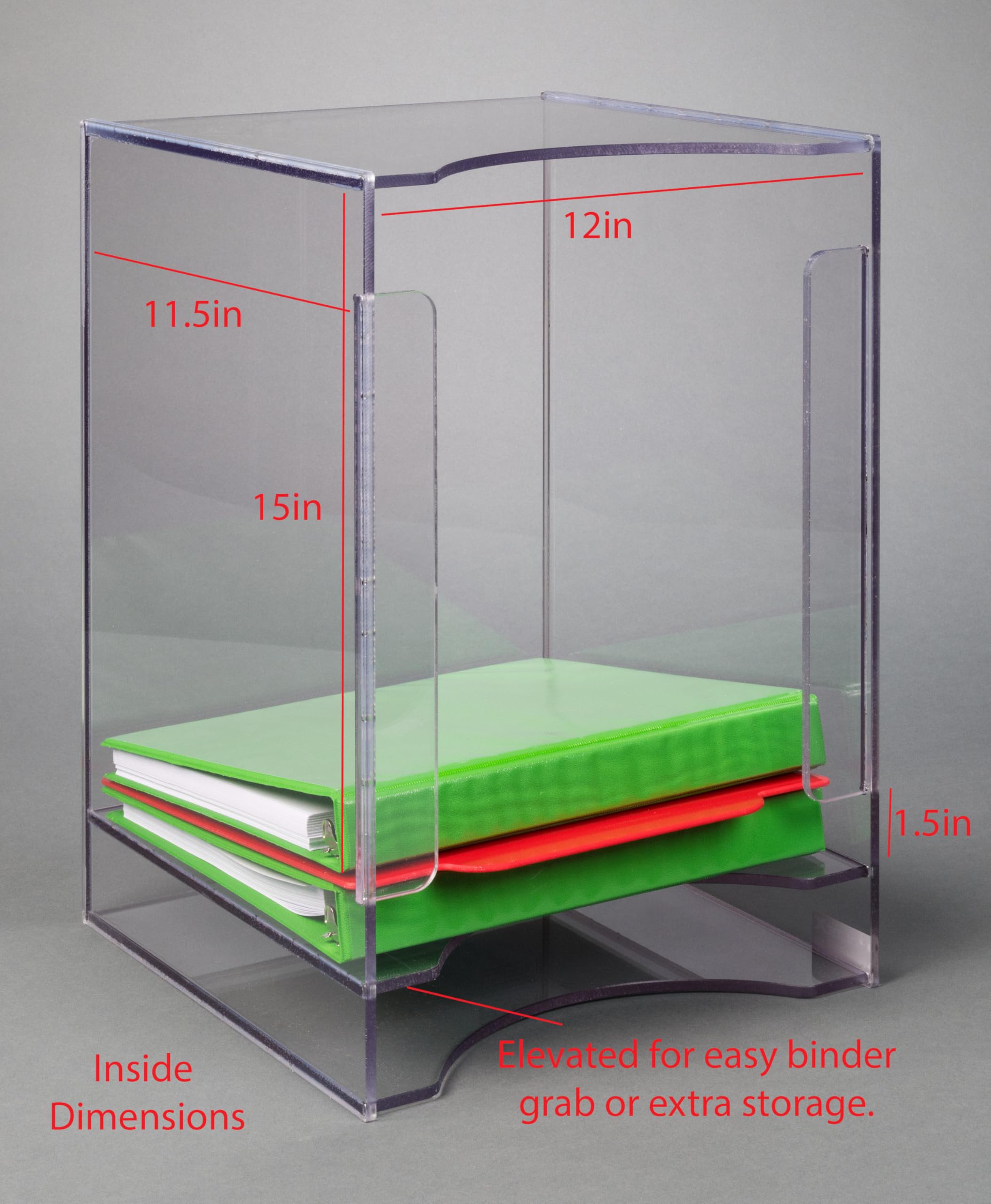 Poltex FIFO Binder Bin (Bump, Red AC Div)