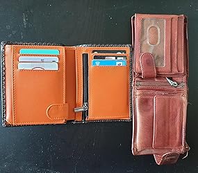 TEEHONu00ae RFID Blocking Carbon Fibre Leather Wallet Dominican Republic