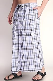 Gowri Tex Elastic Premium Lungi with Dual Packet Pack of 1