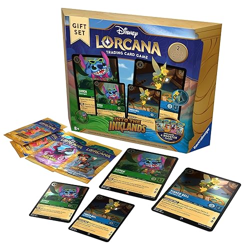 Ravensburger Disney Lorcana TCG: Into The Inklands Gift Set| Deluxe Collectible Set with Over 200 Art Pieces | Ultimate Game Experience for Ages 8+