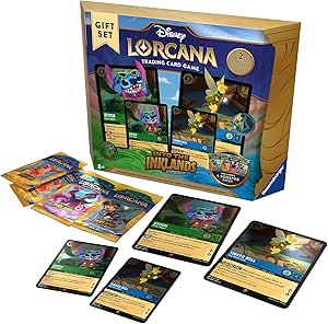 Ravensburger Disney Lorcana TCG: Into The Inklands Gift Set| Deluxe Collectible Set with Over 200 Art Pieces | Ultimate Game Experience for Ages 8+