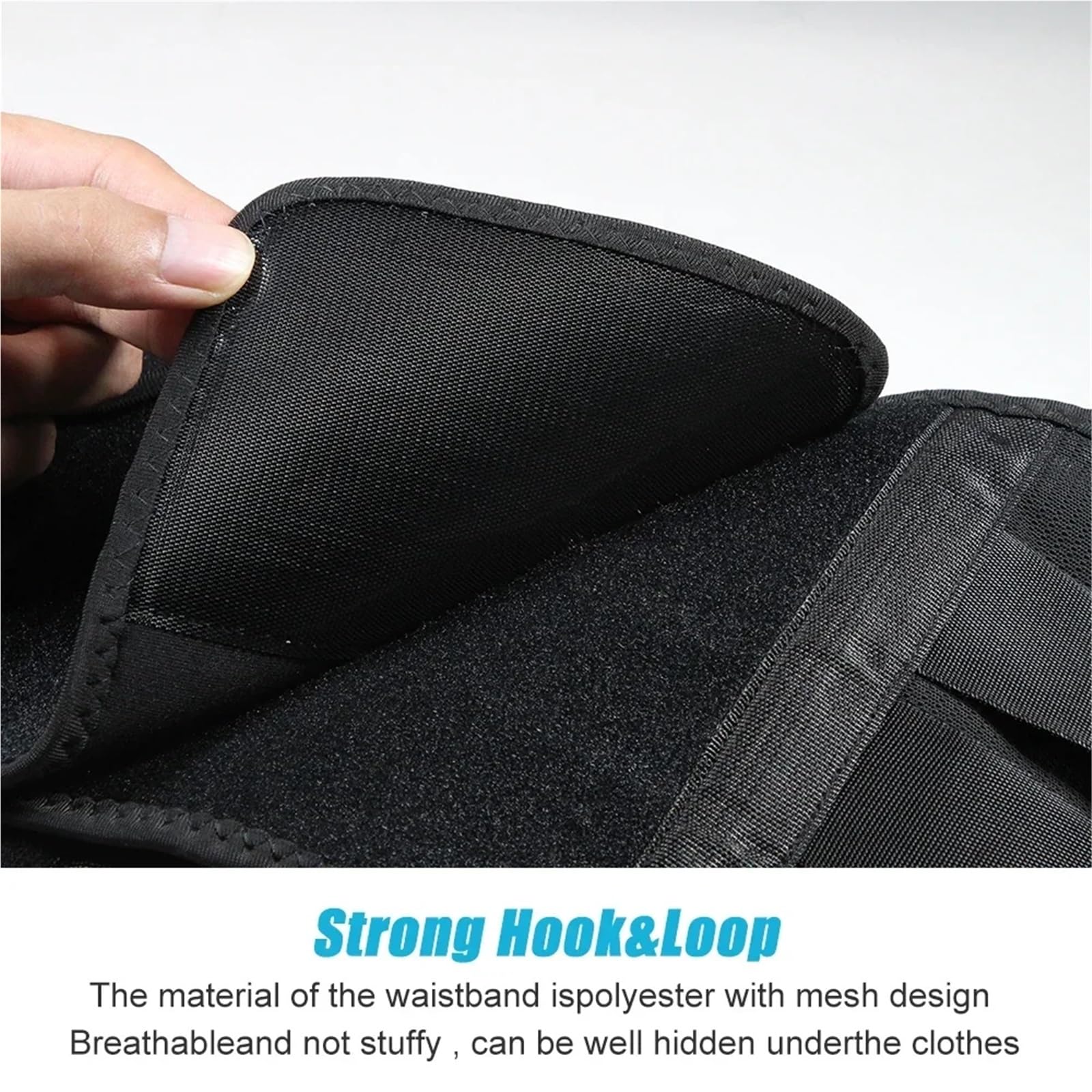 Faja para la Espalda lumbar Soporte de espalda for el dolor lumbar | Cinturón de soporte lumbar de descompresión(Black,XXL)