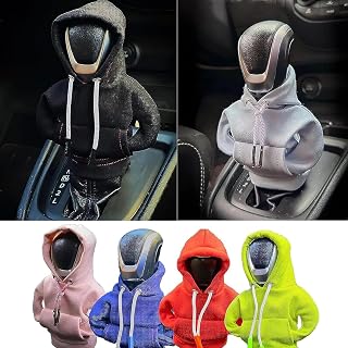 Hoodie Gear Shift Cover, Car Gear Shift Cover Hoodie, Hoodie Car Shifter, Gearshift Hoodie Cover, Mini Hoodie for Car Shifter (2PCS Mix Color)