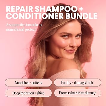 MONDAY HAIRCARE Repair Shampoo and Conditioner Set 798 ML for Dry to Damaged Hair, Made with Keratin, Coconut Oil, Shea Butter and Vitamin E