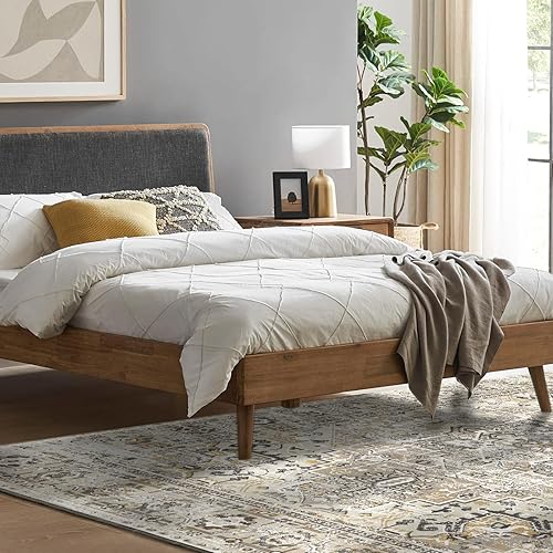 Miniatura 9 de QD-Udreamy Alfombras de área de 5 x 7, lavables a máquina, para sala de estar, alfombra bohemia con parte trasera antideslizante, resistente a las