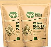 Vista 10 de Way4Organic Polvo de hoja de papaya 16 onzas (1 libra), secado de hojas verdes frescas, bueno para hacer té, extracto de jugo